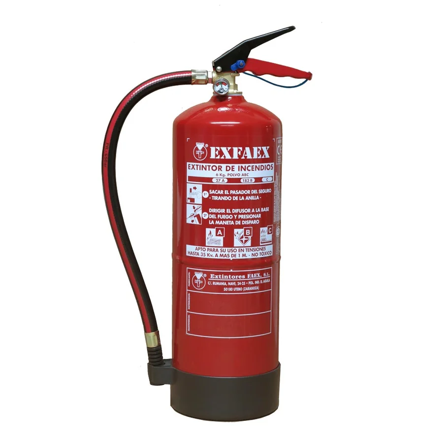 Extintor polvo abc 6 kg