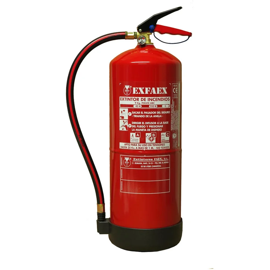 Extintor polvo abc 9 kg